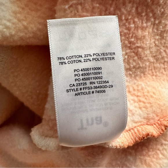 Sz L Aritzia TNA Cropped Tye-Dye Hoodie - Picture 5 of 5